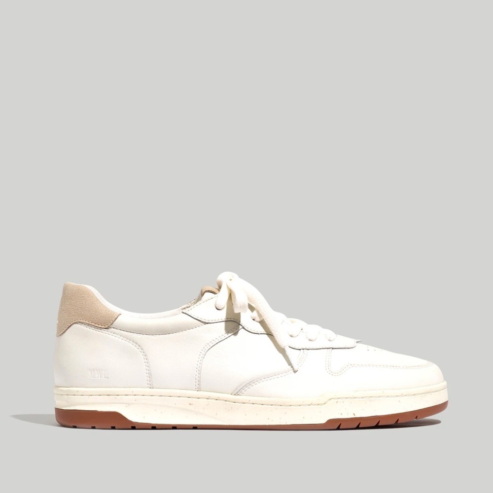 Madewell Court Sneakers in Colorblock Leather and Suede size 9